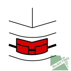 Legrand 010781 DLP külső könyök,LCS kiegészítő