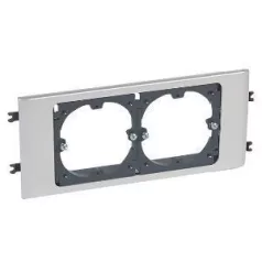 Legrand 011168 DLP alu rögzítőkeret 2-es #