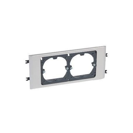 Legrand 011168 DLP alu rögzítőkeret 2-es # @