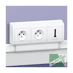   Legrand 031696 DLP mini ?60 szerelvénykeret hármas, csatornához