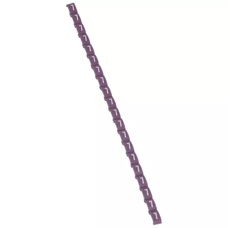 Legrand 038407 Duplix jelölő "7" lila