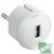 Legrand 050680 USB-s töltőadapter 1,5A, 5V, fehér