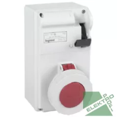   Legrand 056634 Ipari dugalj 32A 5P 400V IP55, ráépíthetó, reteszelt