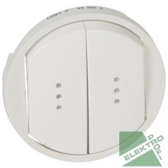Legrand 068004 Céliane kettős billentyű,fényj fehér #