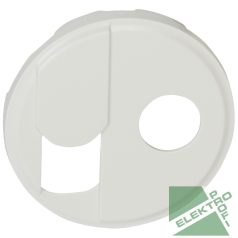 Legrand 068239 Céliane RJ 45 + TV burkolat fehér #