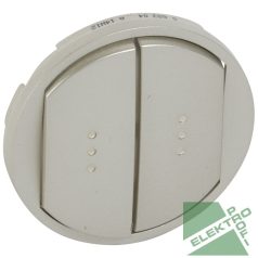 Legrand 068304 Céliane kettős billentyű, fény titán #