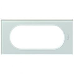 Legrand 069315 Céliane 4/5 modulos keret fehérüveg #