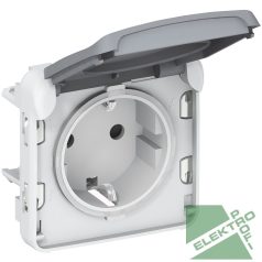   Legrand 069571 Plexo 55 2P+F süllyesztett dugalj csapófedéllel