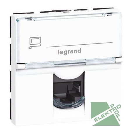 Legrand 076554 P Mosaic infalonaljzat 1xRJ45 UTP 2  modul, Cat5e @