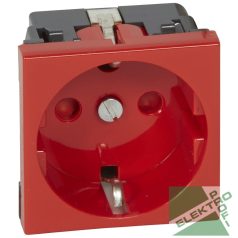 Legrand 077214 P Mosaic dugalj 2P+F piros reteszelt