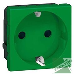 Legrand 077216 P Mosaic dugalj 2P+F zöld 2 mod #