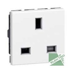 Legrand 077505 Mosaic angol dugalj 2P+T fehér