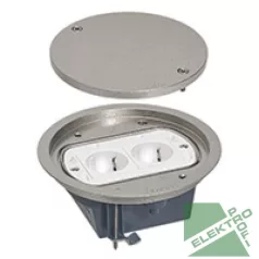 Legrand 088061 Padlódoboz 4M üres acél, levehető fedél