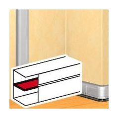 Legrand 011106 DLP alu válaszlap,fedéltartós 2m/szál