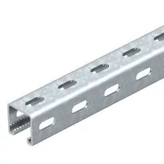   Obo Bettermann 1123012 MSL4141PP6000FS Profilsín 6000x41x41 22 mm oldalperforált szalaghorganyzott