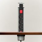 GLB 20430SS Elosztó rejtett 3-as ezüst kapcsolóval