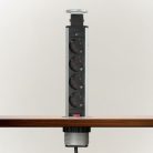 GLB 20431B Elosztó rejtett 4-es szálcsiszolt