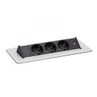 GLB 20440 Elosztó rejtett 3-as felnyíló szálcsiszolt 