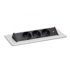 GLB 20440 Elosztó rejtett 3-as felnyíló szálcsiszolt 