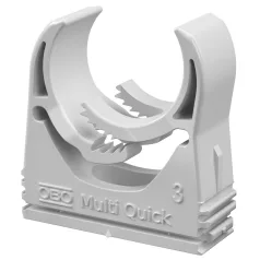   Obo Bettermann 2153726 M-Quick M25 LGR Csőbilincs M-QUICK ME 20-25mm világosszürke,PA