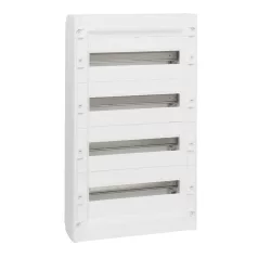   Legrand 401679 Kiselosztó XL3 125 4/18 fehér falon kívüli műanyag IP30 PE+N ajtó nélkívüli