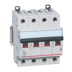 Legrand 404262 TX3 kismegszakító 4P C63 10000A/10kA BIC