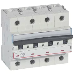 Legrand 408704 Kismegszakító 4P/ 100A/C DX3 10/ 16kA