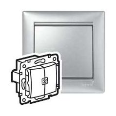 Legrand 770128 VALENA csillárkapcsoló jf Alumínium