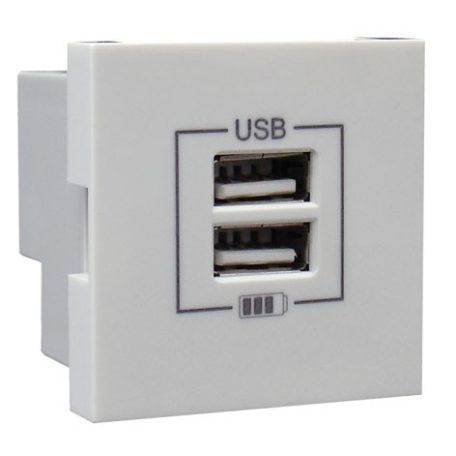 Efapel 45439 SBR QUADRO dupla USB töltő A.typ fehér