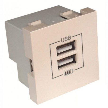 Efapel 45439 SPE QUADRO dupla USB töltő A.typ gyöngyház