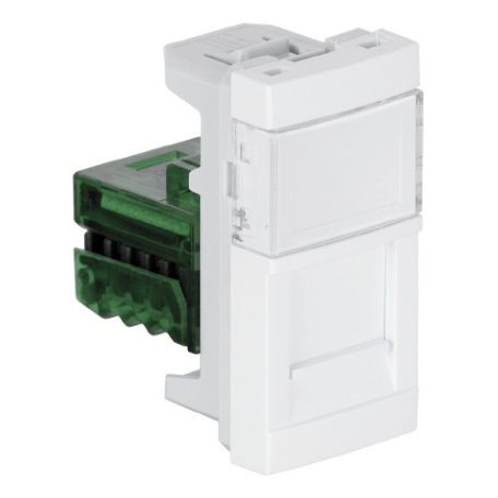 Efapel 45975 SBR QUADRO 45 informatikai dugalj RJ45 Cat5e UTP, fehér 1 modul #