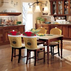 GLB 55926B Székdekor - rénszarvas, 47x60cm