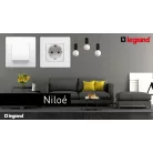 Legrand 665001 Niloé keret 1-es fehér
