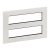 Legrand 752146 Valena Life 2x4x2 modulos keret vízszintes fehér