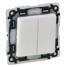   Legrand 752155 VALENA Life kapcsoló betét 105 + fedél fehér IP44