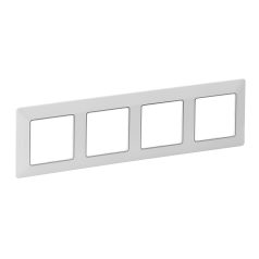Legrand 754034 VALENA Life keret 4-es fehér-króm