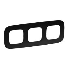 Legrand 754403 VALENA Allure 3-as keret Matt fekete