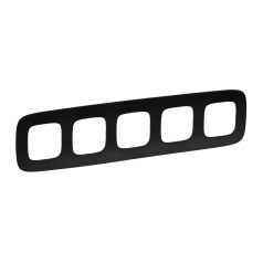 Legrand 754405 VALENA Allure keret 5-ös matt fekete