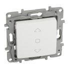 Legrand 764512 Niloé redőnynyomó fehér körömmel