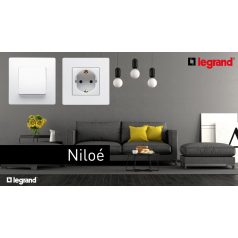Legrand 764546 Niloé kábelkivezető fehér, sorolható