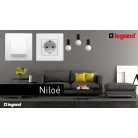 Legrand 764558 Niloé TV-RD végzáró 10dB fehér, csavaros #