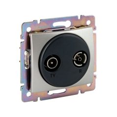 Legrand 770132 VALENA TV-RD aljzat végz 1,5dB Alumínium #
