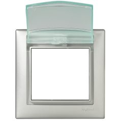 Legrand 770150 VALENA keret 1-es Alumínium, IP44 #