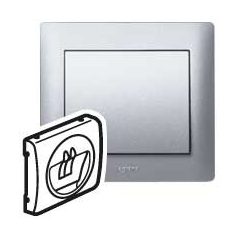 Legrand 771300 GAL Life mono hangsóróburkolat Alumínium #