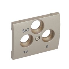 Legrand 771489 GAL Life TV-RD-SAT burkolat titánium # @