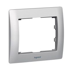 Legrand 771951 GAL Life keret 1-es Alumíniumetál # @