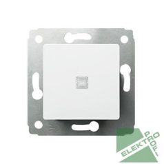   Legrand 773610 CARIVA kapcsoló 101 1s. ellenőrzőfénnyel keret nélkül, fehér, rugós  