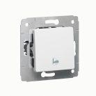 Legrand 773629 CARIVA fedél csengőjeles fehér, 1s.nyomóhoz