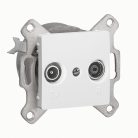 Legrand 773632 CARIVA TV-RD végzáró 1dB keret nélkül, fehér #