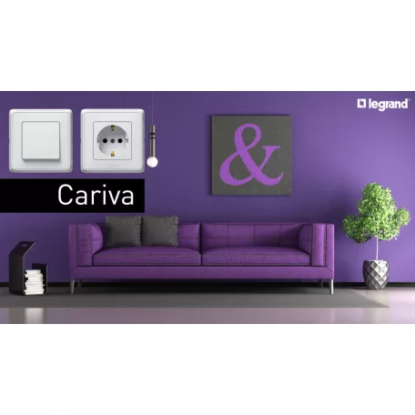 Legrand 773701 CARIVA kapcsoló 1P keret nélkül, bézs